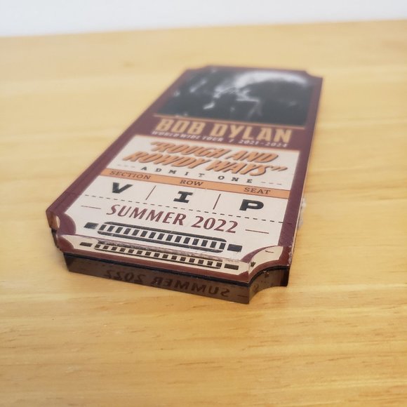 Bob Dylan Rough And Rowdy Ways Tour VIP Pass Plaque - Picture 7 of 7